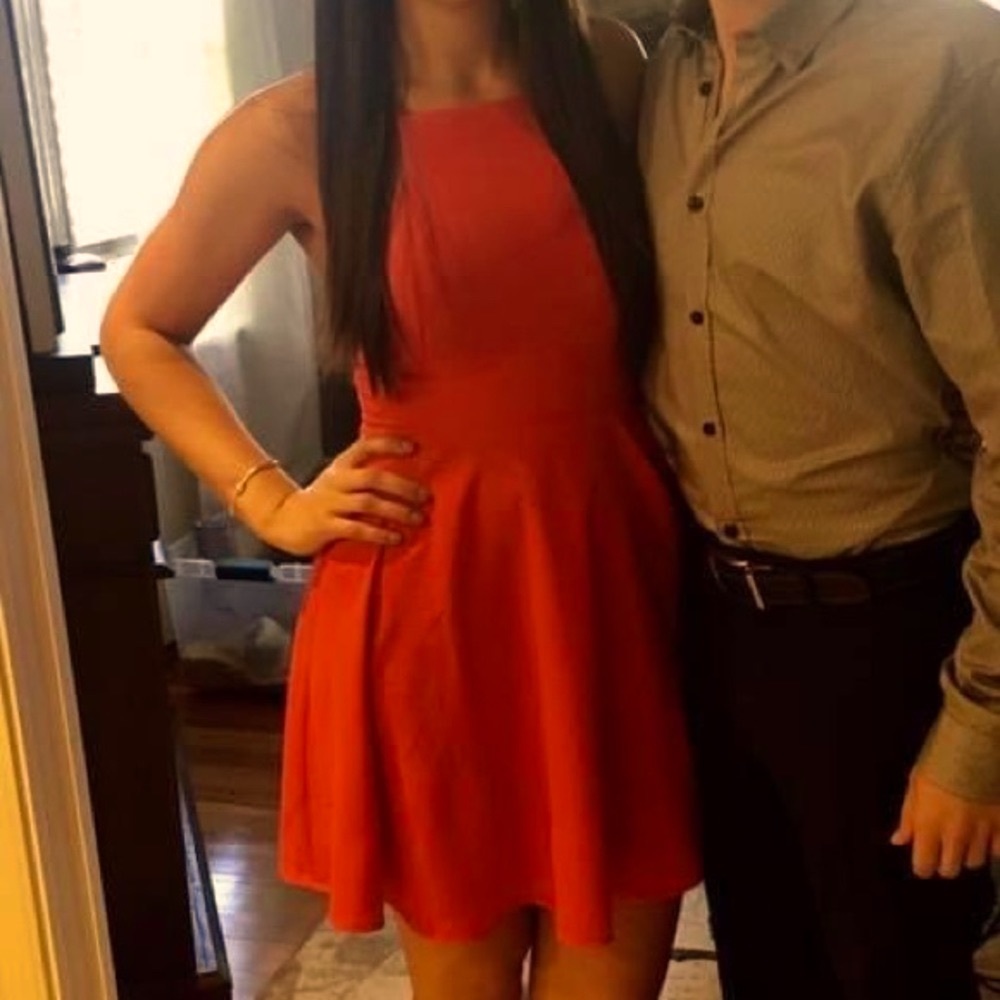 Lulus red dress